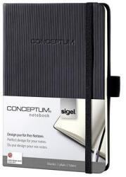 Sigel Jegyzetfüzet, exkluzív, A4, sima, 97 lap, keményfedeles, SIGEL "Conceptum", fekete (SVC110) - fiorex