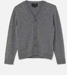 Giorgio Armani gyerekkardigán gyapjúkeverékből szürke, könnyű, 8N4E78 4M16Z - szürke 140