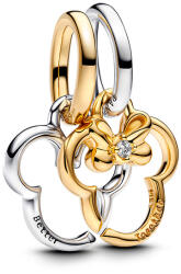 Pandora Disney Mickey egér és Minnie egér kettéosztható függő charm - 763650C01 (763650C01)