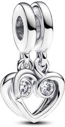 Pandora Moments Örökkön örökké megosztható függő Ezüst színű Charm - 793232C01 (793232C01)