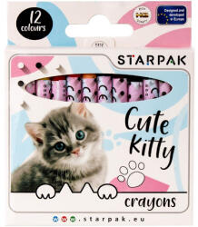 Starpak Cicás zsírkréta készlet 12 db-os - Starpak (397930)