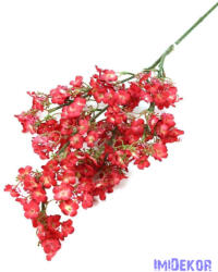  Virágos ág 85cm - Piros