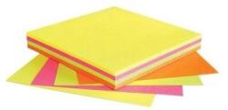 Info notes Jegyzettömb öntapadó, 75x75mm, 100lap, Info Notes, brilliant mix, sárga, zöld, pink, narancs (5654-39-PK1-B) - irodaitermekek
