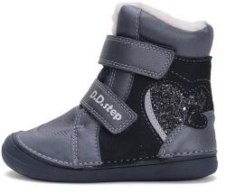 D.D.Step lány bélelt cipő Szíves kék