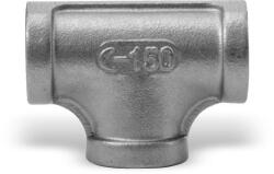 T-idom 3/8" BSP belső/belső/belső fix menettel