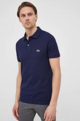 Lacoste pamut póló sötétkék, sima - sötétkék XXXL - answear - 32 990 Ft