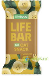 LIFEBAR Baton de Ovaz cu Banane Ecologic/Bio 40g
