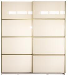 Spectral Mobila Gold Dulap 1800 Crem cu usi MDF Lucios + 2 Comode Garderoba