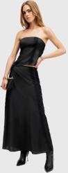 AllSaints szoknya MORGAN fekete, midi, harang alakú, W014RB - fekete 34