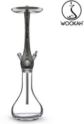 WOOKAH Narghilea WOOKAH din lemn, model Tenebris, Vas transparent (WK50)