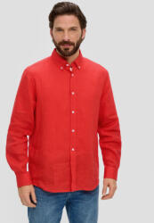 s.Oliver Camasa barbati din in cu maneca lunga si croiala Regular fit, Coral (2143570-2507-2XL)