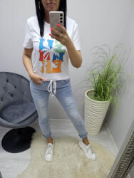 Norafashion Csinos Summer mintás póló (5) (196434)