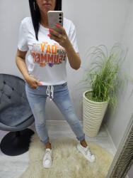 Norafashion Csinos Summer mintás póló (4) (729520)