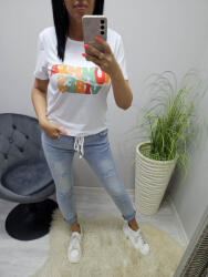 Norafashion Csinos Summer mintás póló (3) (601125)