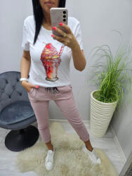 Norafashion Csinos shake mintás póló (165413)