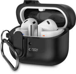 Tech-Protect Samsung Galaxy Buds 3 / 3 Pro Tok - Tech-Protect Slim Hook - Fekete (WR-183814)