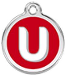 Red Dingo Rozsdamentes U betű mintás acél biléta