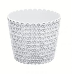 Prosperplast NITLY Virágcserép, 26 cm, fehér DNY260-S449 (DNY260-S449)