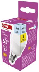 EMOS LED CLS MINI GLOBE 6, 5W(60W) 806lm E14 CW (1525731113)