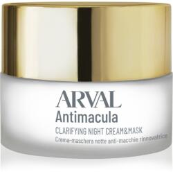 Arval Antimacula Clarifying Night Cream & Mask cremă-mască de noapte regeneratoare impotriva petelor 50 ml Masca de fata