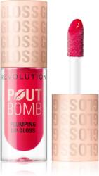 Revolution Beauty Pout Bomb ajakfény nagyobbító hatás árnyalat Cherry Sheer Red 4.6 ml