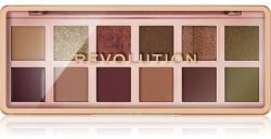 Makeup Revolution The Icon Palette szemhéjfesték paletta árnyalat The Eternal Icon Green Palette 12x0.7 g