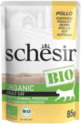 Schesir 6x85g Schesir Bio csirke tasakos nedves macskatáp