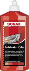 SONAX Polír és wax nano piros 500ml - olajwebshop