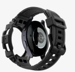 Spigen Rugged Armor Pro Samsung Watch 7 (44mm) védőtok szíjjal fekete (ACS08338) (ACS08338)