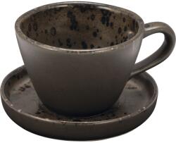 LE COQ PORCELAINE LE COQ Phobos Kávéscsésze alátéttel, térfogat: 0, 23 liter, barna