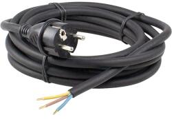 ANCO 321660 H05RR-F 10A 250V 3x1, 0 mm2, 5m cablu flexo din cauciuc negru montabil cu fișă (321660)