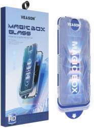 Veason Folie de protectie Ecran Veason PRO pentru Apple iPhone 12 Pro Max, Sticla Securizata, Full Glue, 6D, Neagra (fol/ec/vea/pr/12pmax/st/fu/6d/ne)