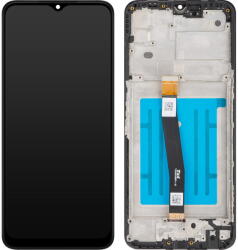 MP Piese si componente Display cu Touchscreen MP compatibil cu Samsung Galaxy A22 5G A226, cu Rama, Negru (dis/mp/sga226/cu/ne) - vexio