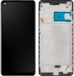 MP Piese si componente Display cu Touchscreen MP compatibil cu Samsung Galaxy A21s A217, cu Rama, Negru (dis/mp/sga217/cu/ne) - vexio