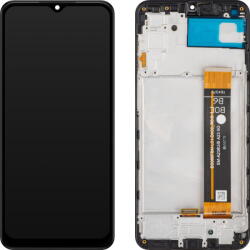 MP Piese si componente Display cu Touchscreen MP compatibil cu Samsung Galaxy A23 5G A236, cu Rama, Negru (dis/mp/sga236/cu/ne) - vexio