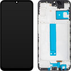 MP Piese si componente Display cu Touchscreen MP compatibil cu Samsung Galaxy A25 A256, cu Rama, Negru (dis/mp/sga256/cu/ne) - vexio