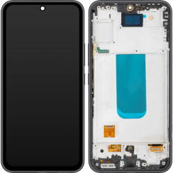 MP Piese si componente Display cu Touchscreen MP compatibil cu Samsung Galaxy A54 A546, cu Rama, Versiune OLED, Negru (Graphite) (dis/mp/co/sga546/cu/ve/ne)