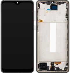 MP Piese si componente Display cu Touchscreen MP compatibil cu Samsung Galaxy A33 5G A336, cu Rama, Versiune OLED, Negru (dis/mp/co/sga336/cu/ve/ne)
