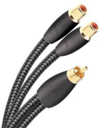 Audioquest Media convertor Splitter 1xRCA tata la 2xRCA mama Audioquest M22F-FLX-X, 15cm (M22F-FLX-X)