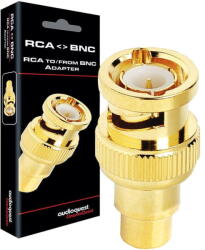 Audioquest Media convertor Adaptor RCA mama la BNC Audioquest RCA2BNC-S (RCA2BNC-S) - vexio