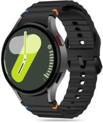Tech-Protect Curea Tech-Protect Silicone Sport pentru Samsung Galaxy Watch7 / Watch FE / Watch6 / Watch5 / Watch4 Series, Neagra (cur/tecsil/si/sa/neag)