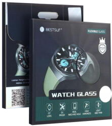 BestSuit Folie Protectie Bestsuit pentru Samsung Galaxy Watch6 Classic 43mm, Sticla Flexibila, Neagra (fol/bes/sa43mm/st)