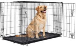  ABC-ZOO Cușcă pliabilă pentru câini, 2 uși, XXL - 121 x 74 x 82 cm