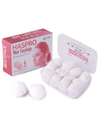 Haspro Восъчни тапи за уши Haspro (6 чифта) (EPUM2005)