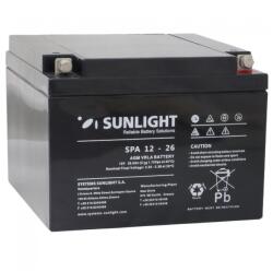 Sunlight Acumulator Vrla Sunlight 12v 26 Ah Spa 12-26 (SPA 12-26)