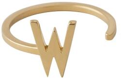 Design Letters inel de argint placat cu aur 99KK-AKD8FD_GLD (90601000W)