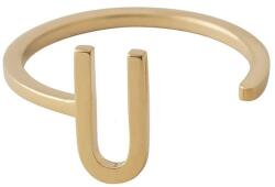 Design Letters inel de argint placat cu aur 99KK-AKD8FC_GLD (90601000U)
