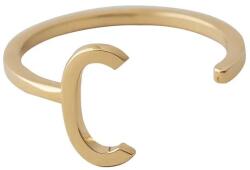 Design Letters inel de argint placat cu aur 99KK-AKD8ET_GLD (90601000C)