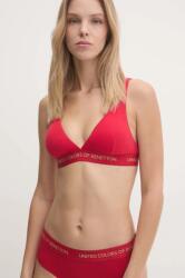 United Colors of Benetton sutien culoarea rosu, neted, 3OP81R01O 9BYH-BID0CR_33X (3OP81R01O)