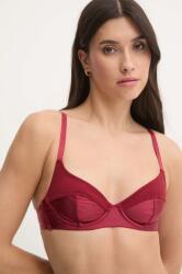 United Colors of Benetton sutien culoarea bordo, neted, 3A1Q1R01R 9BYH-BID0C7_83X (3A1Q1R01R)